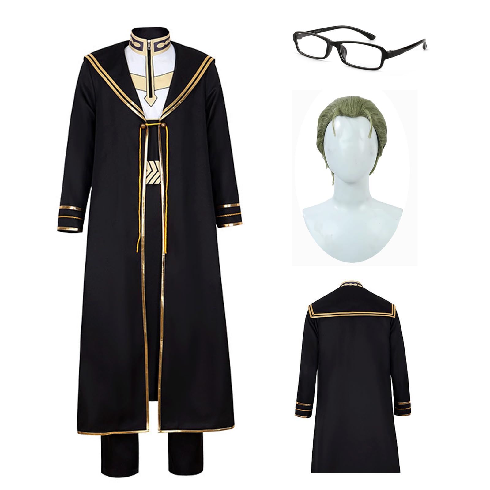 Amazon.co.jp: [Acosdary] 僧侶ハイター コスプレ衣装 ウィッグ